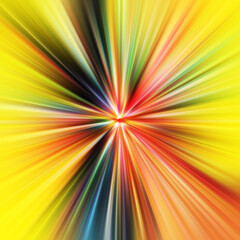 Obraz premium Colorful zoom motion effect. Abstract background. Color lines. Colored texture backdrop and banner. Multi color gradient pattern and textured wallpaper.