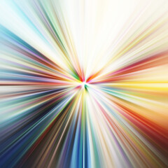 Fototapeta premium Colorful zoom motion effect. Abstract background. Color lines. Colored texture backdrop and banner. Multi color gradient pattern and textured wallpaper.