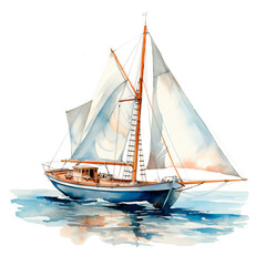 sailing boat on the sea