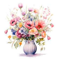 vase with flowers