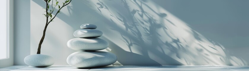 A minimalist representation of a wellness 