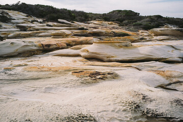 Royal National Park cliffside sandstone ocean view coastline Sydney Australia