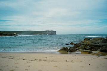 Fototapeta na wymiar Royal National Park Australia cliff ocean beach sea coast