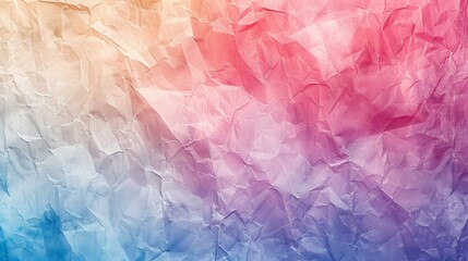 Fototapeta premium A colorful paper with a rainbow background. The paper is crumpled and torn, giving it a rough and textured appearance. The colors of the paper are vibrant and eye-catching, creating a sense of energy