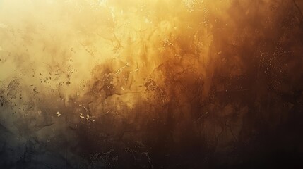 Grainy Gradient Background: A Blend of Gray, Brown, Golden Yellow with Glowing Light and Dark Noise Texture