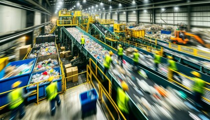 Fast-Paced Recycling Facility