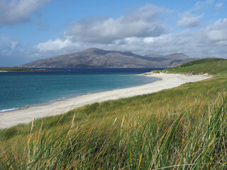 Hidden beach near Huisinish beach, a remote place on the west coast of Harris in the Outer Hebrides. Scotland © AurelienB