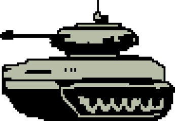 Pixel art tank