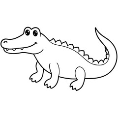 illustration of crocodile