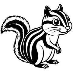 squirrel background vector illustration