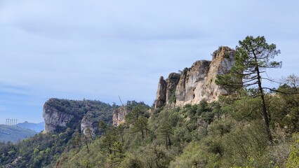 Fototapeta na wymiar Serra de Pradell-L'Argentera-Baix Camp-Tarragona-Catalunya-Spain