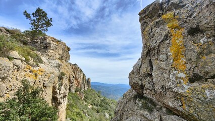 Fototapeta na wymiar Serra de Pradell-L'Argentera-Baix Camp-Tarragona-Catalunya-Spain