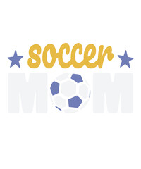 Soccer Mom Stars Ball Enthusiast Supporter