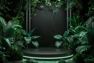 Stage Surrounded by Plants and Greenery