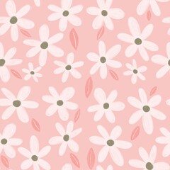 seamless pattern with flowers