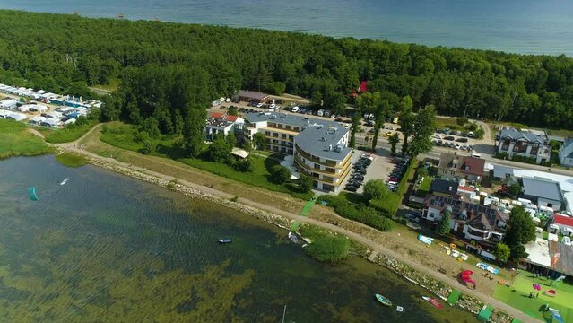 Beautiful Landscape Hotels Chalupy Zatoka Krajobraz Aerial View Poland