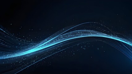 "Space Exploration: Bright Blue Fractal Designs with Laser Light Effects."