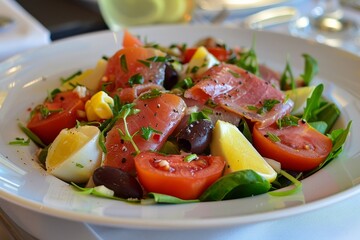 Delicious Nicoise salad