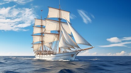 Embark on a classic maritime journey aboard a tall ship, where adventure awaits with every billowing sail and journey across the waves.
