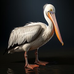 Fototapeta na wymiar Pelican Majesty: Majestic Images of Coastal Avian Giants