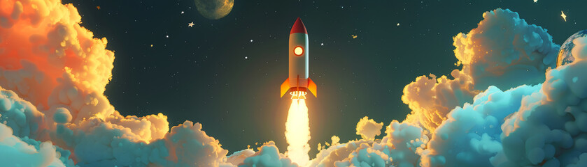 Animated scene of a team ticking off a huge checklist, fireworks in the background, celebrating success