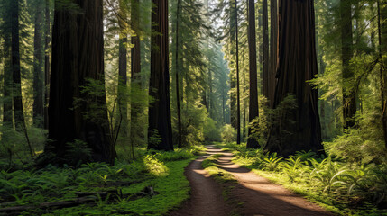 Obraz premium path in the forest