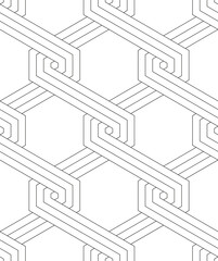 Vector seamless texture. Modern geometric background. A mesh of fine threads.
