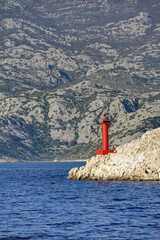 Pristine nature on the Adriatic sea coast in Croatia