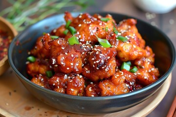 Tasty Korean fiery chicken stir fry