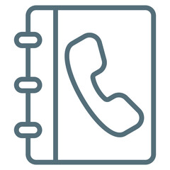 Phone Number Icon Element For Design