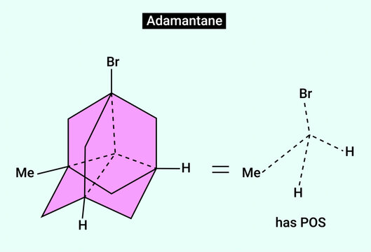 Adamantane is an organic compound with a formula C10H16