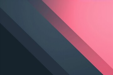 Minimalist pink and navy blue background with diagonal stripes