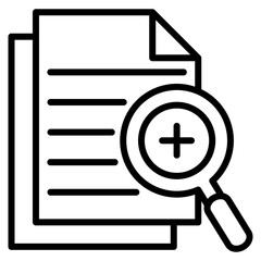 Investigation Icon Element For Design