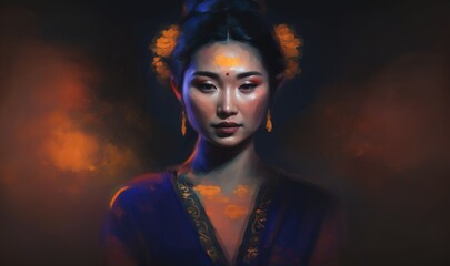 Ethereal Meditation: Generative AI Masterpiece