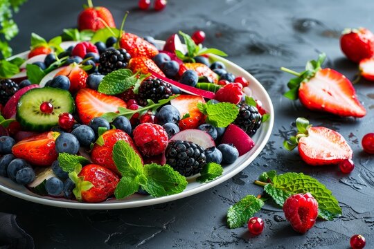 Mixed Summer Berry Salad