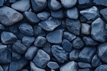 Majestic Blue Stone Backdrop Generative AI - obrazy, fototapety, plakaty
