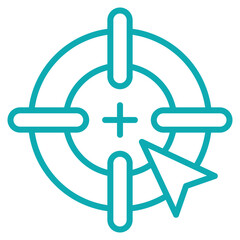 Bullseye Icon Element For Design