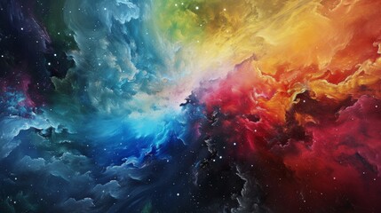 Obraz na płótnie Canvas Space Galaxy Background