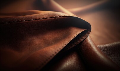 Ethereal Leather Texture Background Generative AI