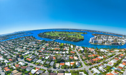 defaultSpheric panorama photo of Miami Beach neighborhoods