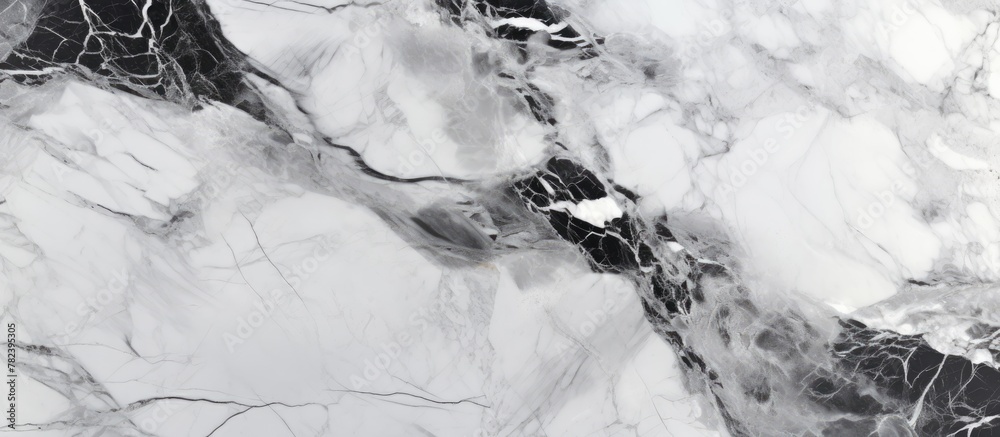 Poster marble surface with monochrome pattern
