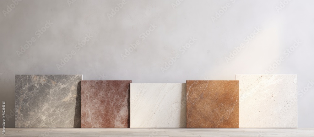 Poster Marble blocks displayed table