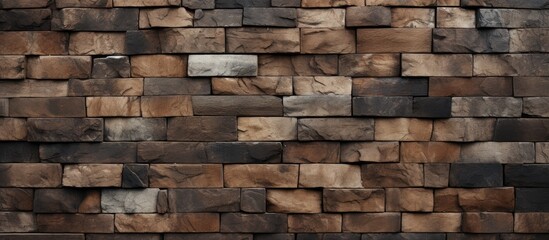 Wooden blocks wall texture