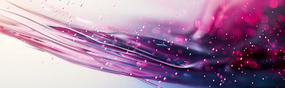 A Close Up Of A Pink And Purple Object With Water Droplets