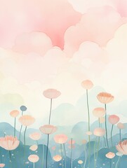 Fototapeta na wymiar Nebula bloom, galaxy petal, space garden , water color, cartoon, animation 3D, vibrant
