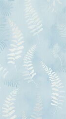 Frost fern, ice pattern, winters etch , water color, cartoon, animation 3D, vibrant