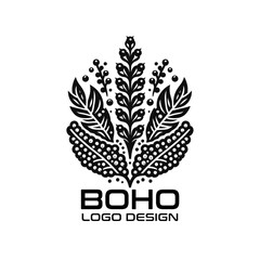 Boho Vector Logo Design