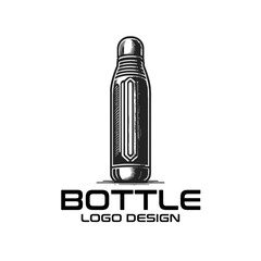 Bottle Vector Logo Design