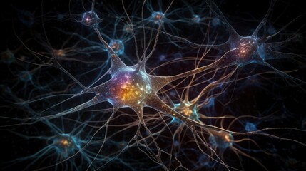 Artificial Neural Network Diagram Generative AI