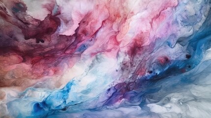 Vibrant Marble-like Watercolor Texture Generative AI